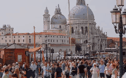 人群 威尼斯 建筑 意大利 欧式 纪录片
