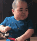 可爱 小胖子 tatan 逗 动态表情包