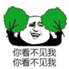 暴漫 文字表情包 你看不见我你看不见我 搞笑 逗 沙雕