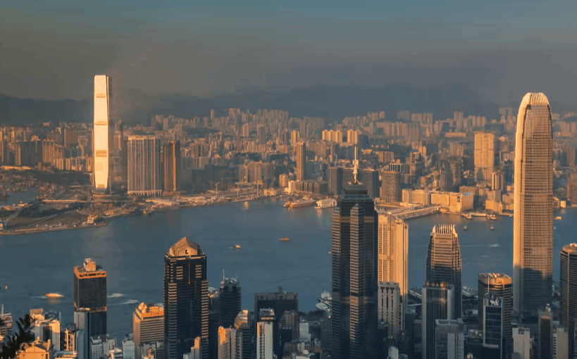 HONG&KONG&Time&Lapse 城市 延时摄影 旅游 维多利亚港 香港