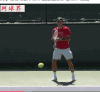 网球 费德勒 正手 击球 最棒