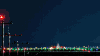 飞机 夜景 灯光 快镜头