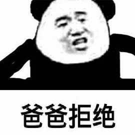 爸爸 拒绝 熊猫头