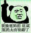 我操他妈的，这逼装的太有套路了,   鄙视   哼     熊猫人