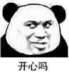 斗图 熊猫头 开心吗 坏笑 搞怪