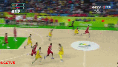 奥运会 里约奥运会 男篮 半决赛 澳大利亚 塞尔维亚 赛场瞬间