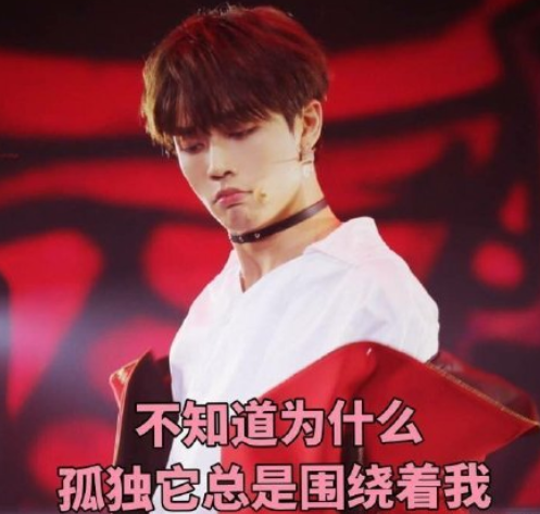 偶像练习生 搞笑 林彦俊 文字表情包 可爱