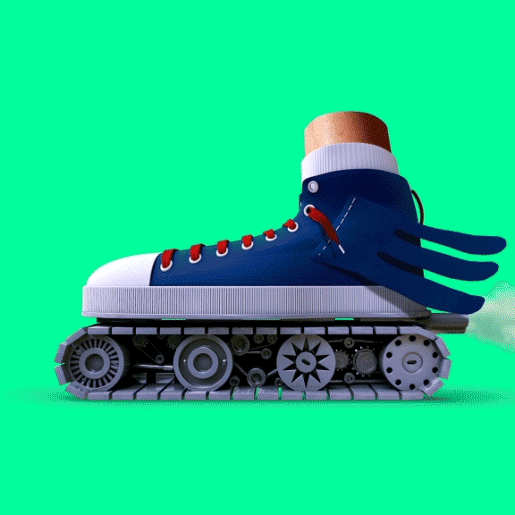 动画 旱冰鞋 搞笑 可爱 roller skating