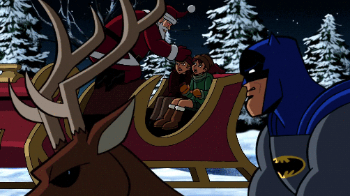 卡通  蝙蝠侠 圣诞老人 坏蛋