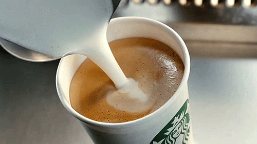 咖啡 搅拌 白色 奶