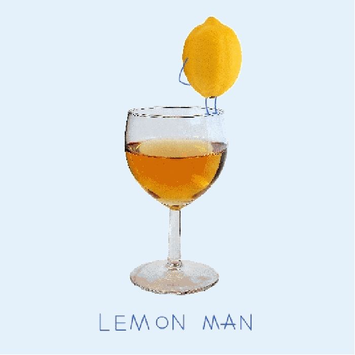 柠檬人 饮品 撒尿 创意