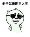 老子就是图王之王 墨镜 金馆长 显摆