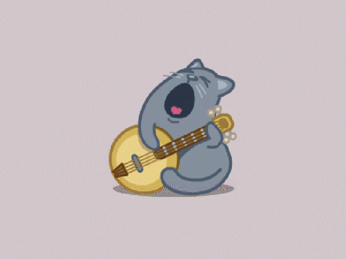 吉他 唱歌 小老鼠 可爱
