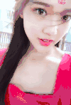 美女 开心 微笑 跳舞