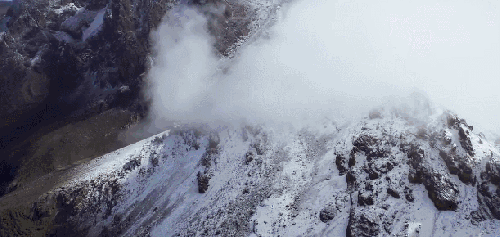 云 地球脉动 纪录片 美 雪山 风景
