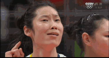 中国女排 伸手指 冠军 朱婷 运动员 霸气