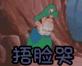 捂脸哭