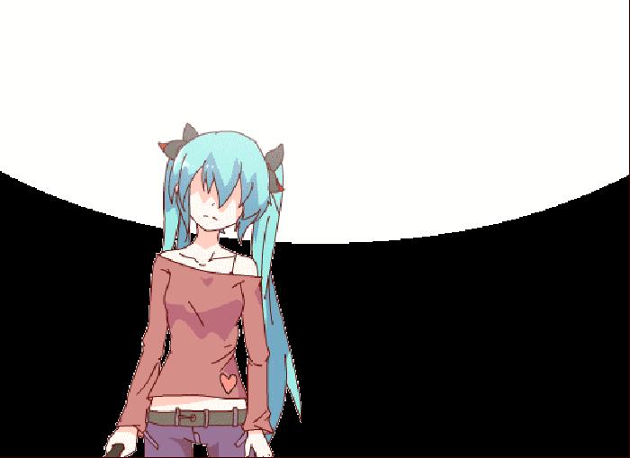 初音GIF表情图_初音图片_初音GIF动图-SOO猫动态卡通包大全表情图片