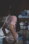 屁股 美女 长发 性感