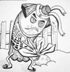 插画 素描 斗图 奋斗