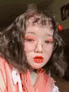 嘟嘴 可爱 眼睛 小仙女