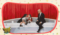 女孩 亲吻 节目  可爱