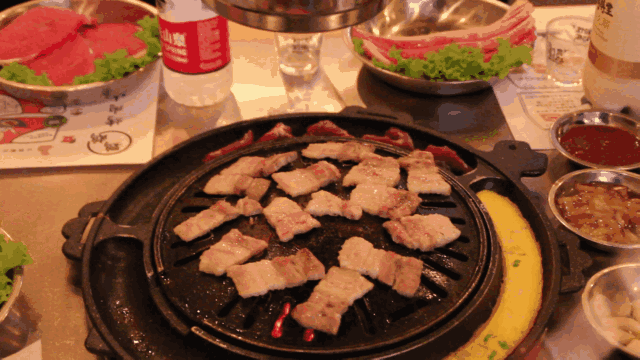 韩国料理 韩国美食 美食 韩食 韩国烤肉 五花肉 烧烤
