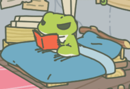 青蛙 读书 旅行青蛙 游戏 可爱