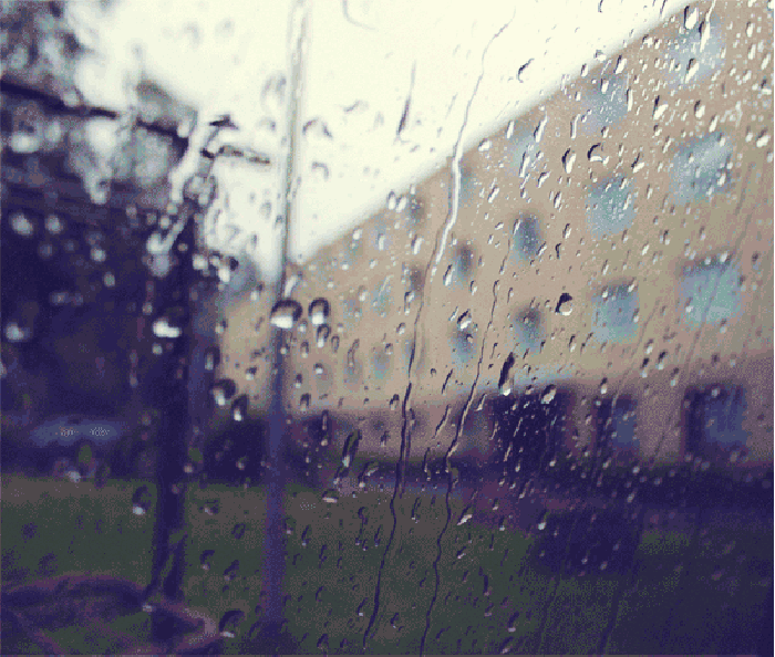 下雨 朦胧 窗外 淅沥沥 暴雨