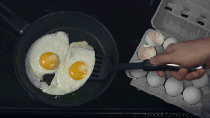 平底锅 煎蛋 美味 食物