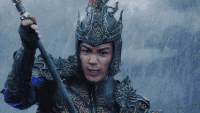 打架 帅气 黑头发 大刀