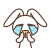 表情包 默默 委屈 默默兔
