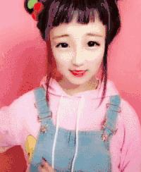 美女 比心 迷人 可爱