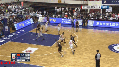 篮球比赛 中国蓝队68-66澳大利亚明星 实况 进球