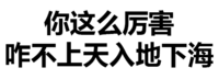 文字 厉害 能耐 无所不能 腻害