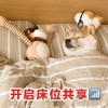 萌宠 汪星人 开启床位共享呆萌 睡觉 搞怪 逗