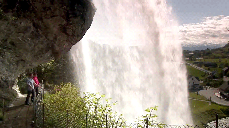 瀑布 自然 风景 壮观