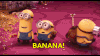 香蕉 banana 小黄人 可爱 搞笑