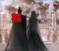soogif soogif出品 三生三世十里桃花 杨洋 刘亦菲 喜结连理 囍 喜