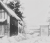 房屋 下雪 白色 漂亮