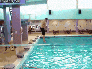 跳水 水花 水池 跳板