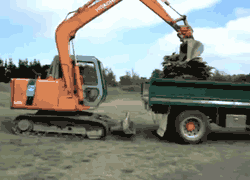 挖掘机 屌炸天 老司机 上车