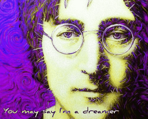 幻觉 幻觉 药物 丰富多彩的 想象 致幻剂 跳闸 披头士乐队 约翰列侬 梦想家 列侬