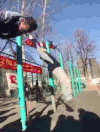 特技 搞笑 滑稽 翻转