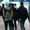 勋鹿 exo 机场 行走