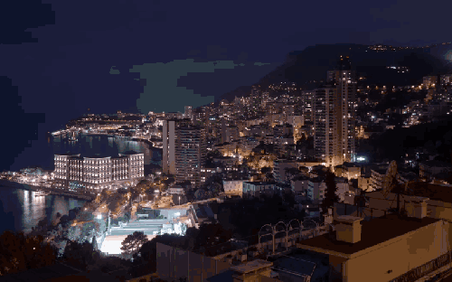 Around&the&world Monaco&in&4K 城市 夜晚 摩纳哥 灯光 纪录片 风景