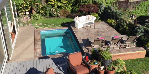 创意家居 泳池 院子 小花园 艺术设计 移动的地板 度假胜地 家居小窍门