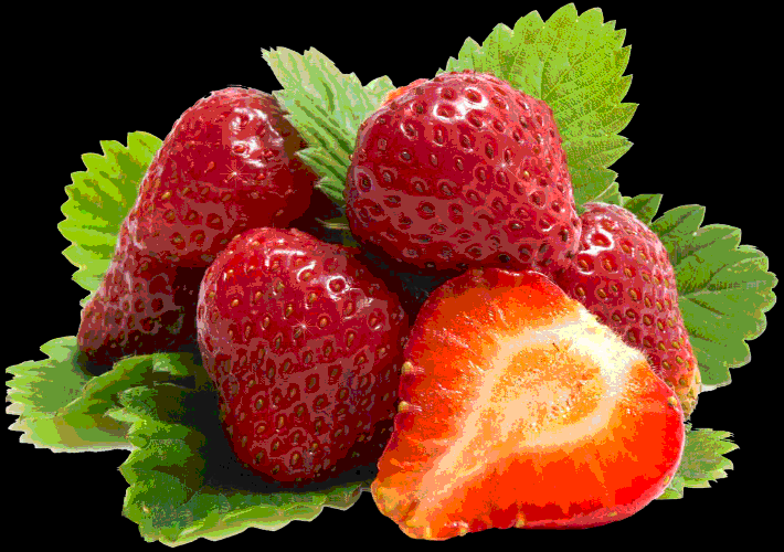 草莓 水果 红彤彤 有食欲
