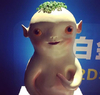 胡巴 卡通 大眼睛 红脸蛋