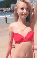 女神 比基尼 性感 美女 海滩
